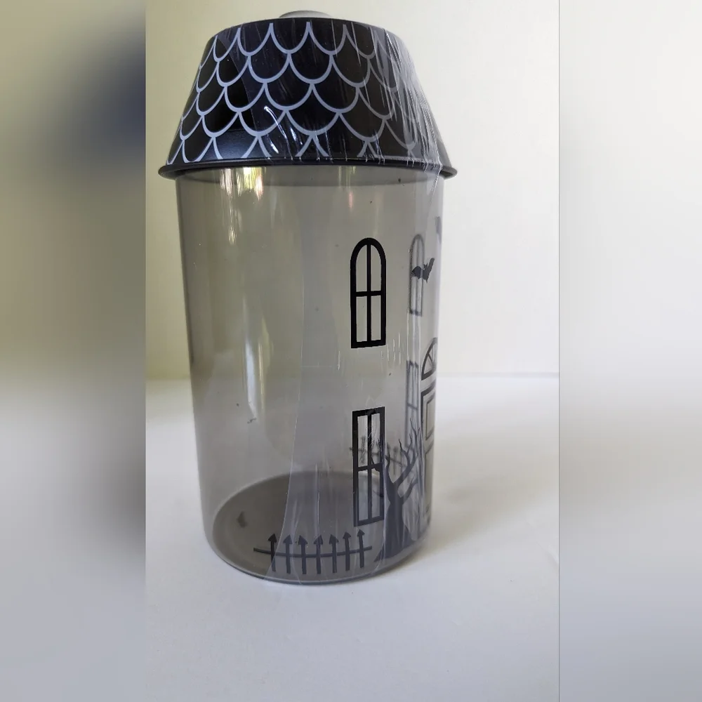 Target Bullseye Playground Summerween Candy Jar Glass Haunted House W/ Lid 2023